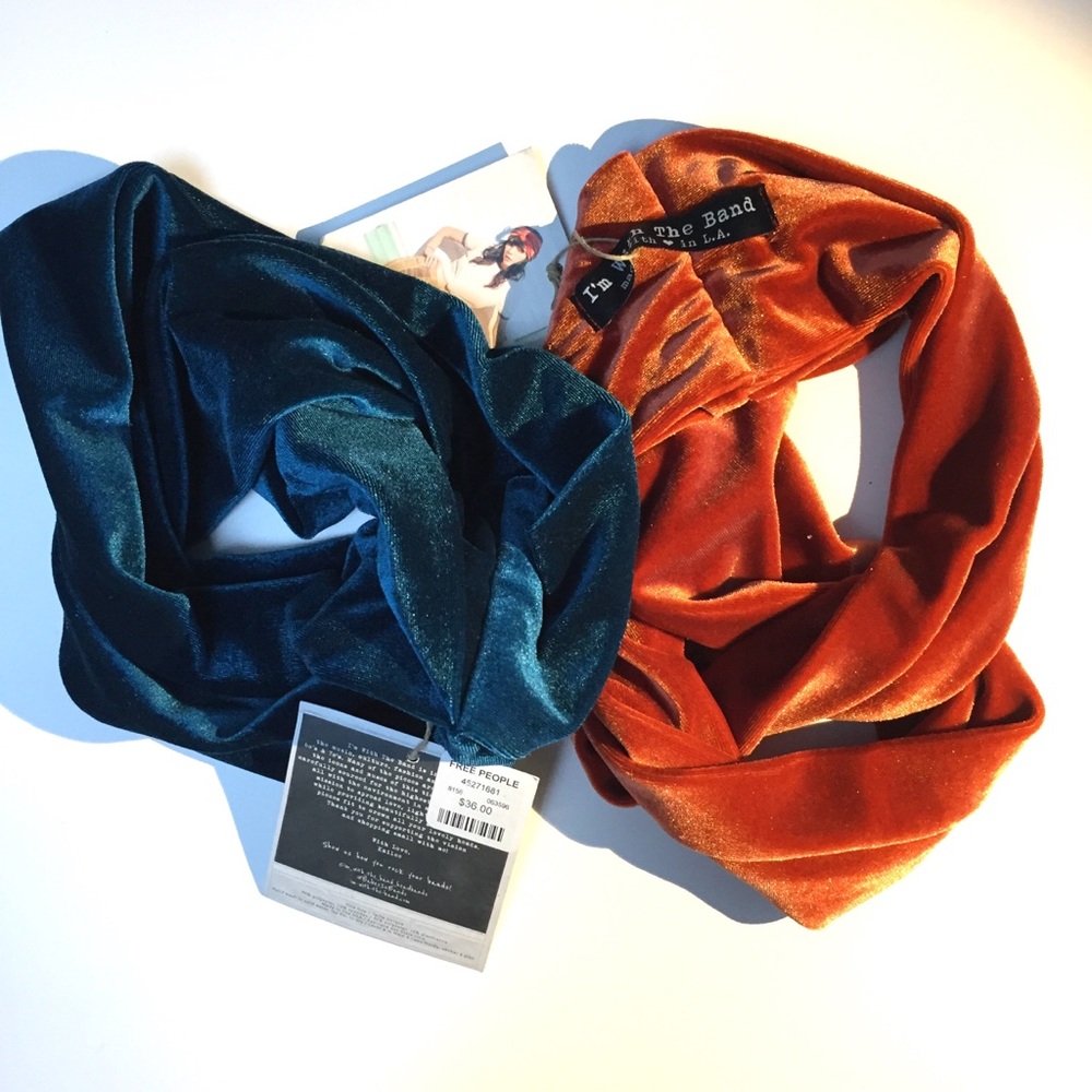Velvet Turban From Free People Glam Retro NWT - Picture 2 of 8